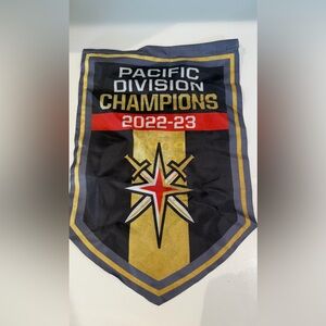 Vegas Golden Knights Pacific Division Champions 2022-23 Banner